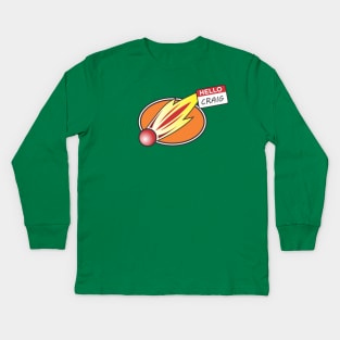 Craig's SuperHero Costume Kids Long Sleeve T-Shirt